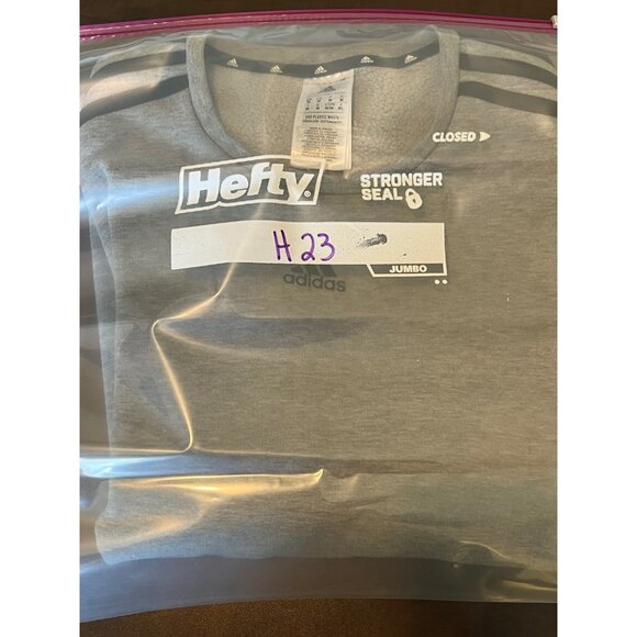 EUC Adidas pullover sweatshrit sustainable brand ladies med crewneck athleisure - Picture 8 of 8